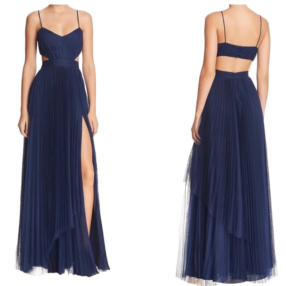NWOT Fame and Partners Dakota Cutout Gown